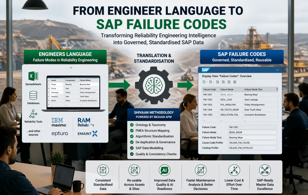 Failure Codes, SAP, Failure Modes, Mining, Oil and Gas